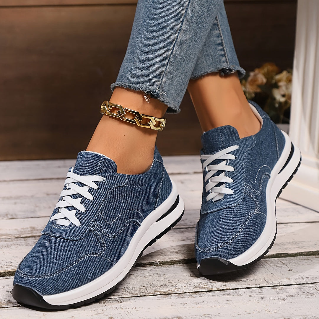 Amelia - Orthopedic Denim Sneakers