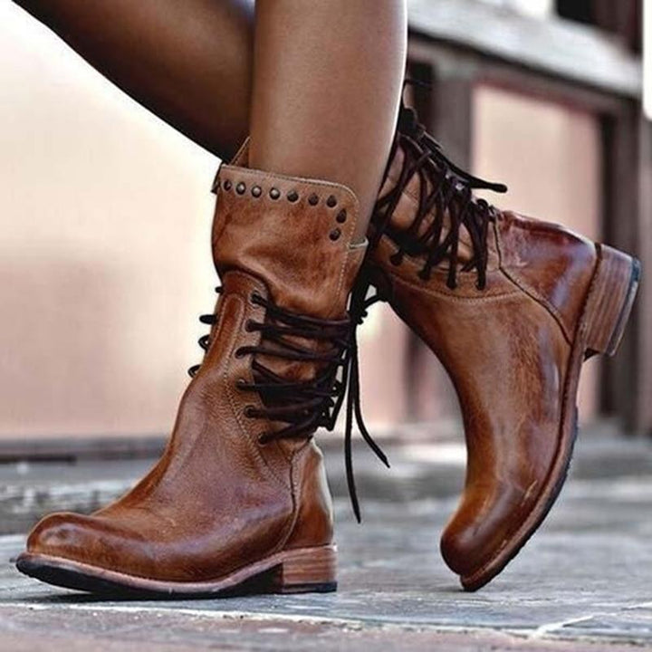 Lily - Vintage Look Boots