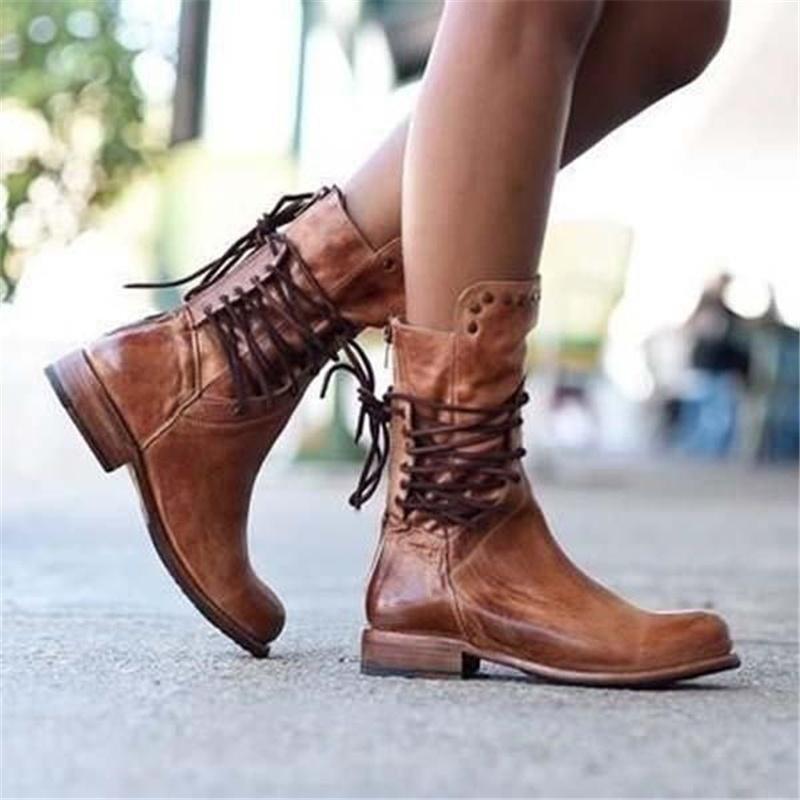 Lily - Vintage Look Boots
