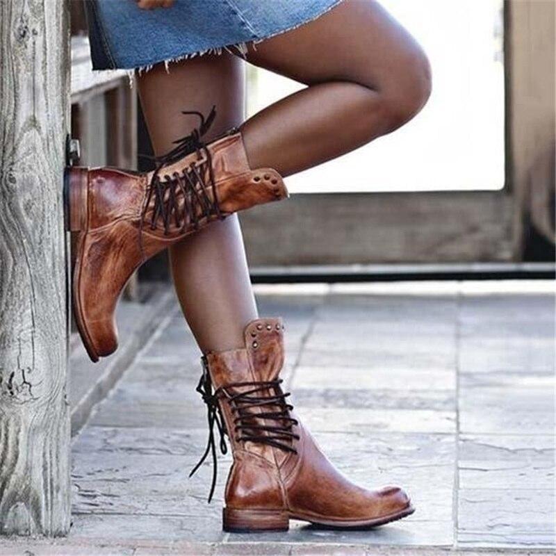 Lily - Vintage Look Boots