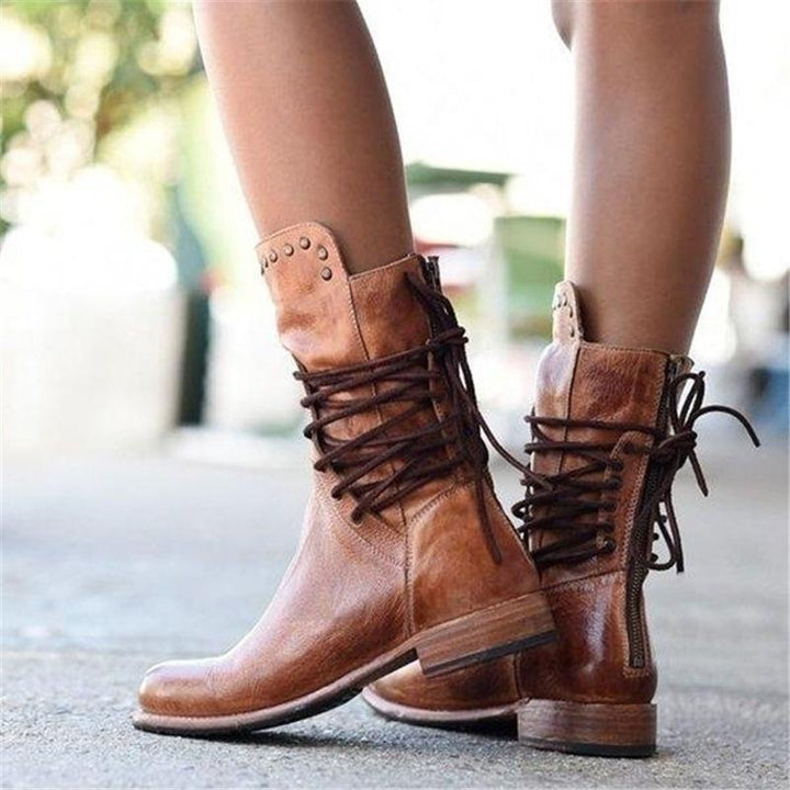 Lily - Vintage Look Boots