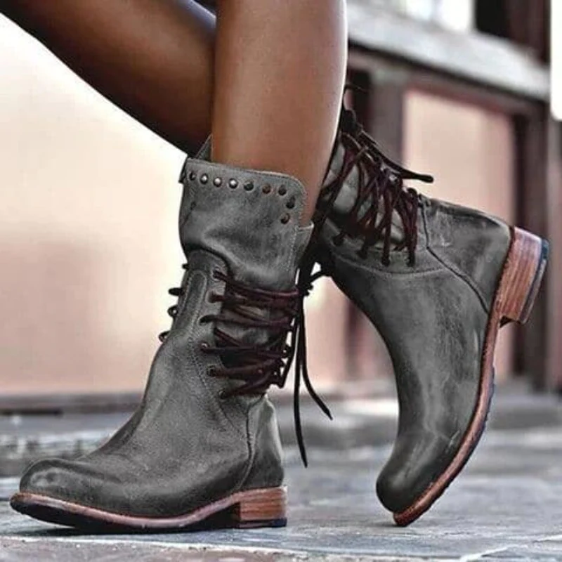 Lily - Vintage Look Boots