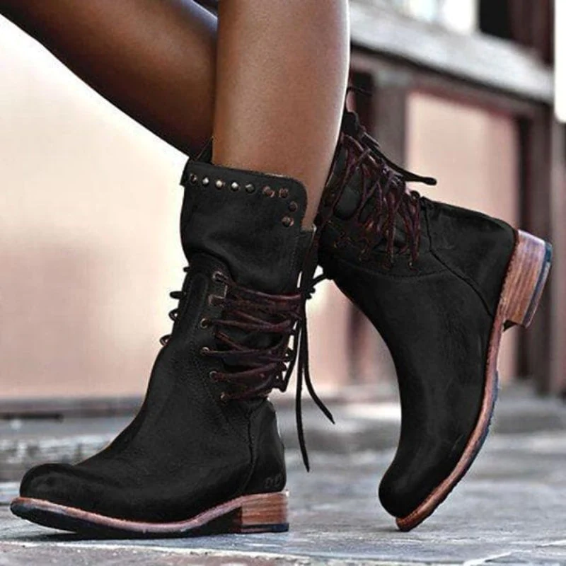 Lily - Vintage Look Boots
