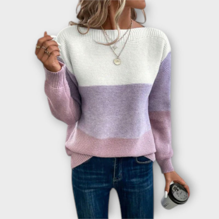 Kendra | Cozy Patchwork Sweater