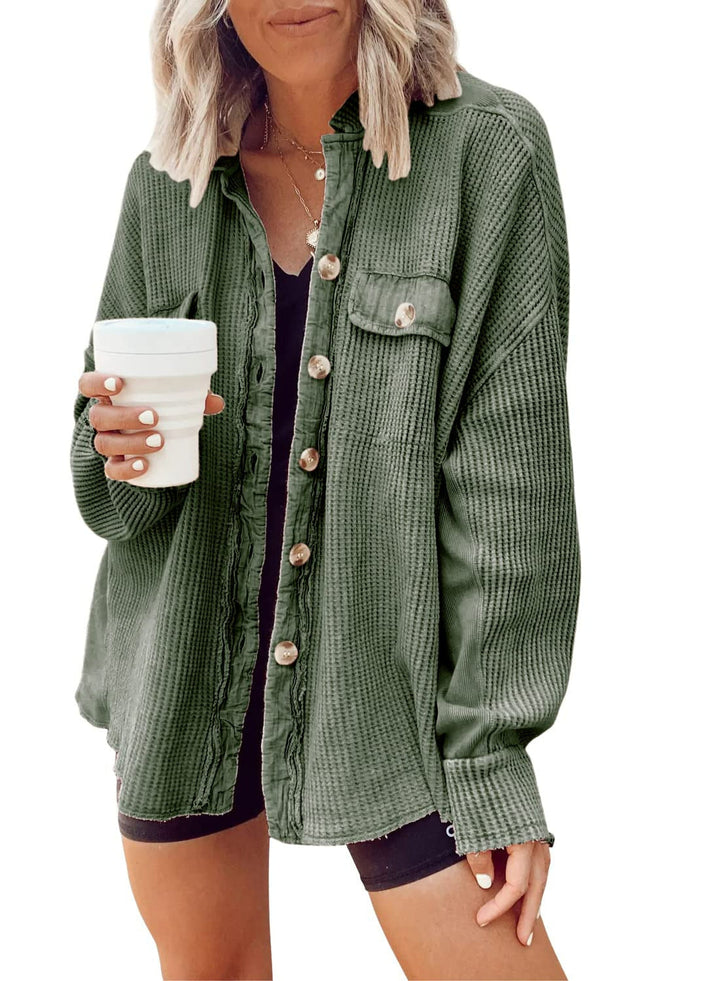 Charlina | Cozy Waffle Shacket