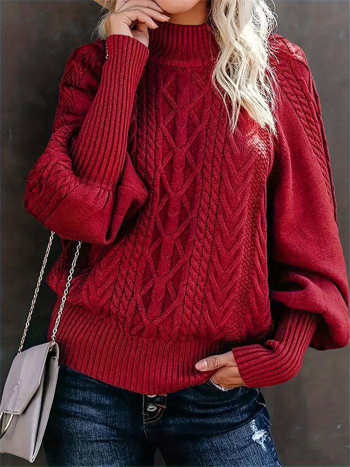 Audrey - Casual Long Sleeve Knitted Sweater