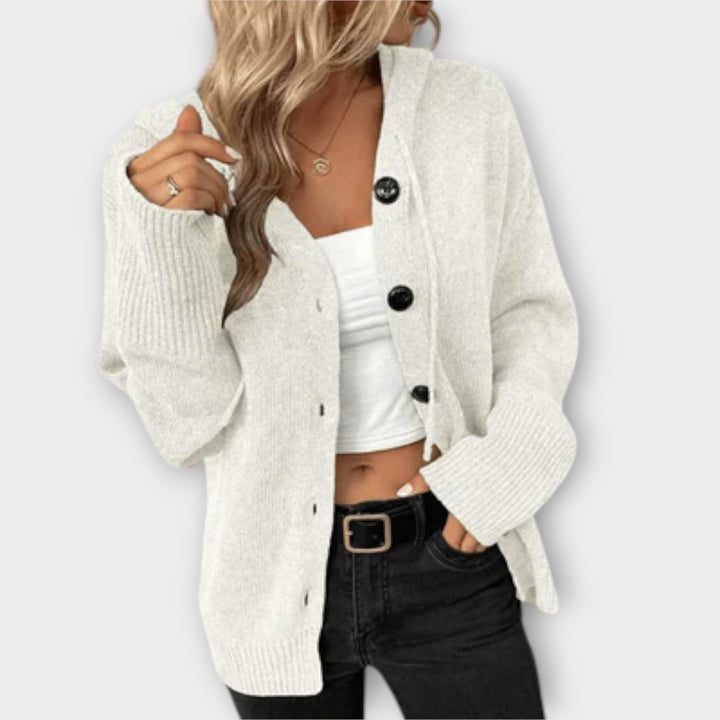Brittan – Knitted Cardigan with Buttons