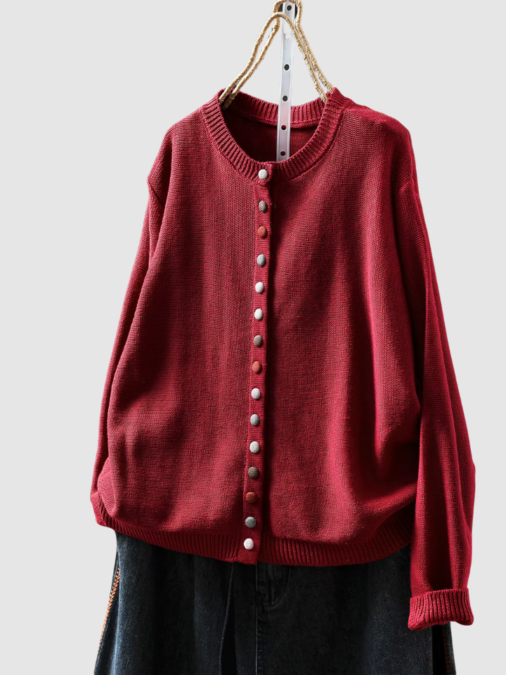 Emily – Elegant cardigan with buttons