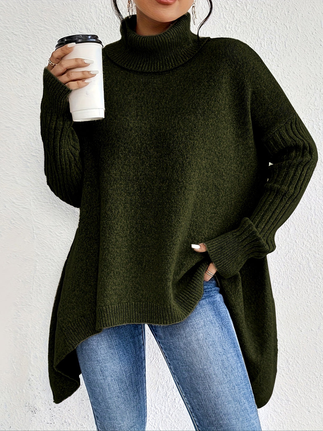 Grace – Oversized turtleneck sweater