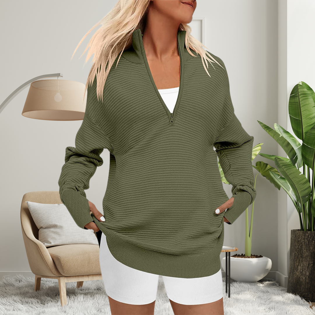 Quinn - Cozy Long Sleeve Sweater