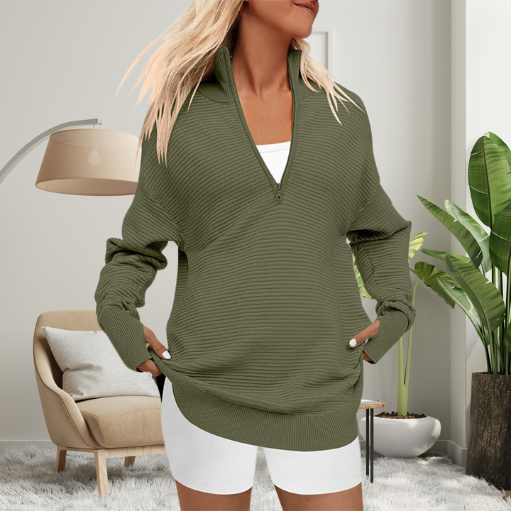 Quinn - Cozy Long Sleeve Sweater