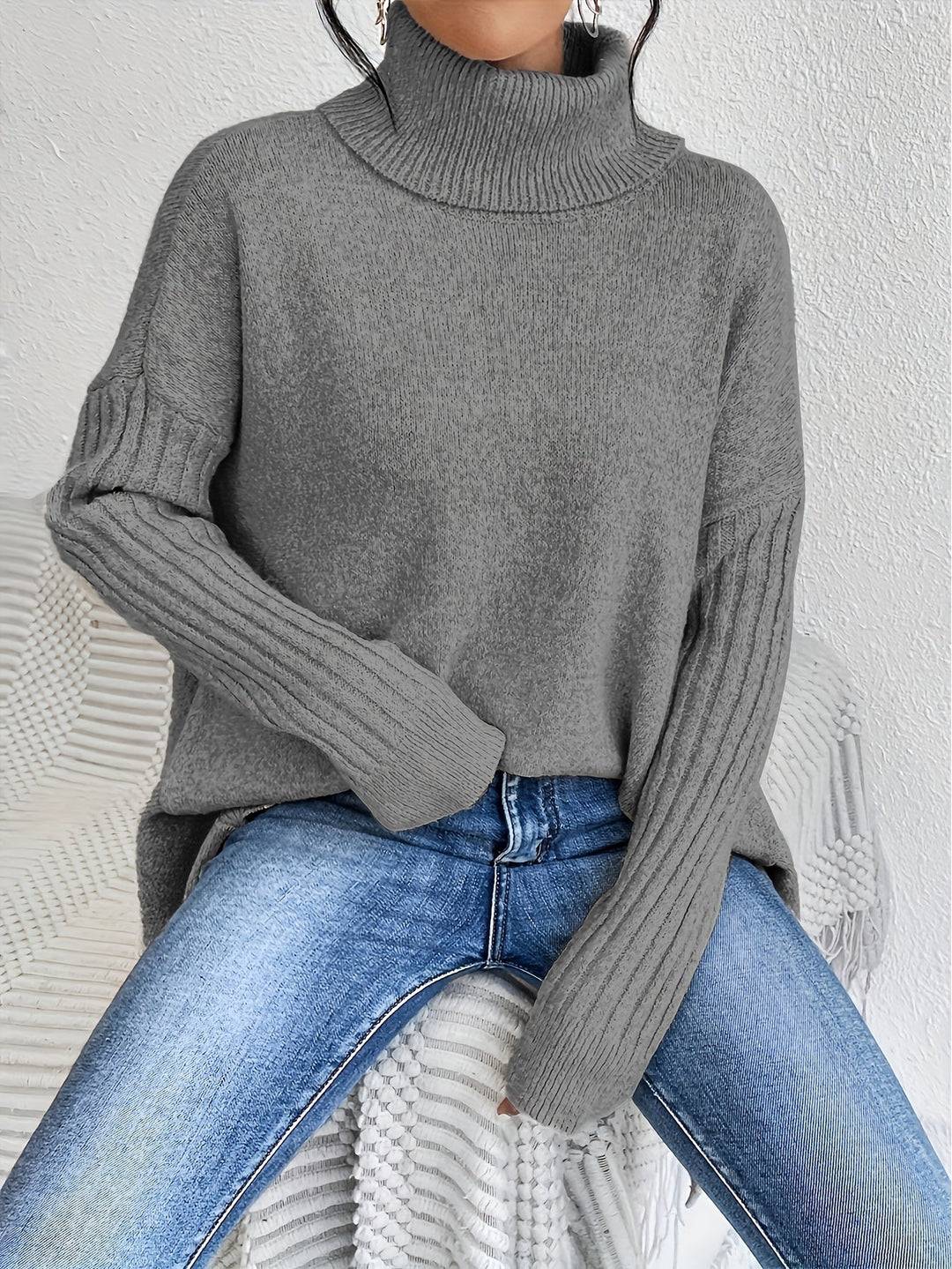 Grace – Oversized turtleneck sweater