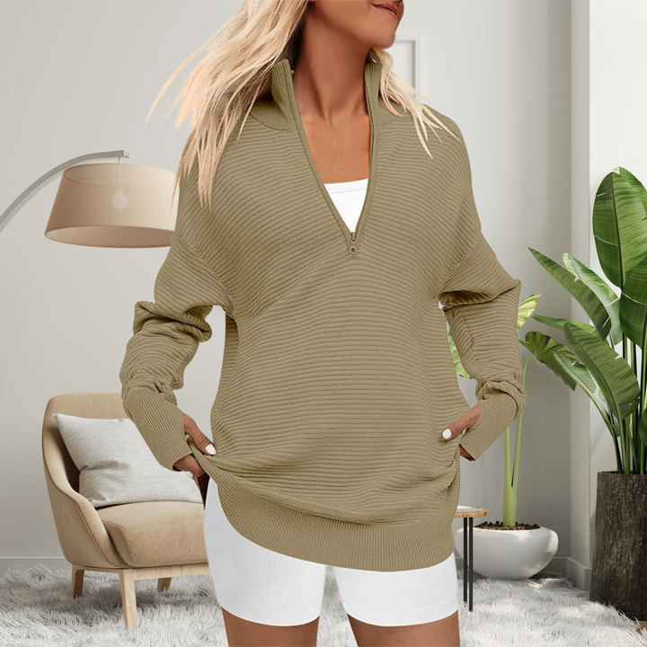 Quinn - Cozy Long Sleeve Sweater