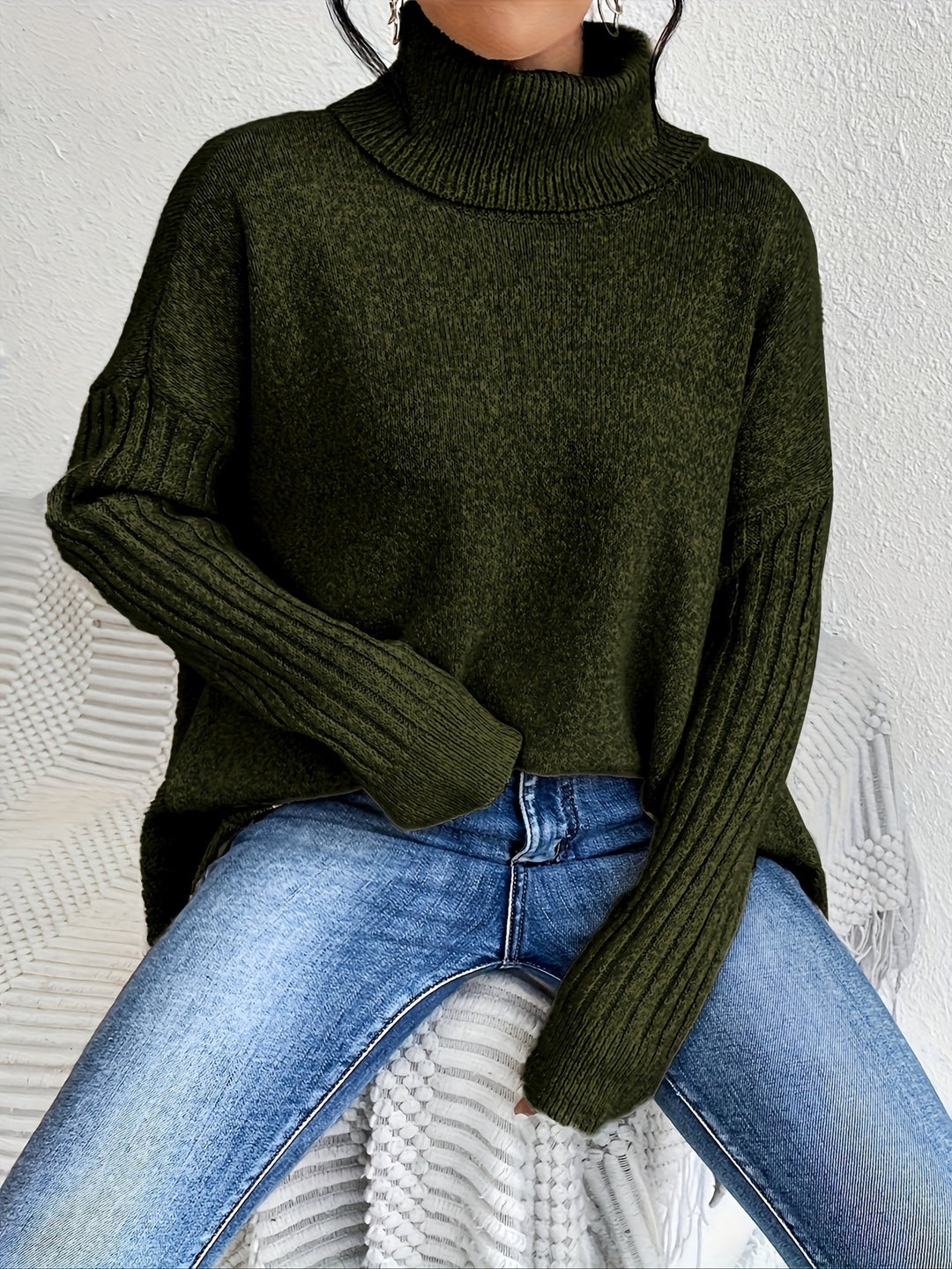 Grace – Oversized turtleneck sweater