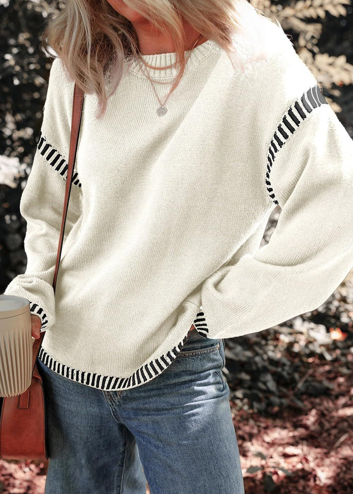 Marisa | Chic Contrast Sweater