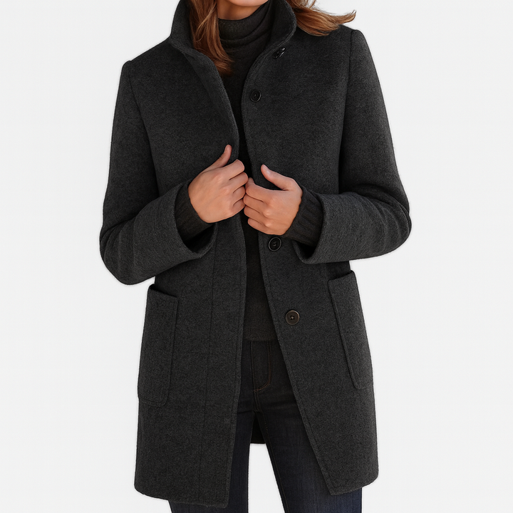 Stella - High Collar Women’s Coat