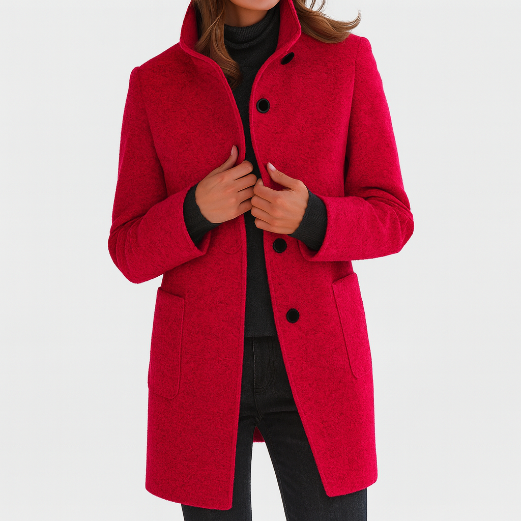 Stella - High Collar Women’s Coat