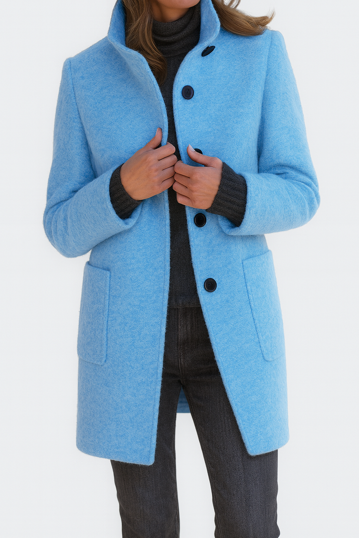 Stella - High Collar Women’s Coat