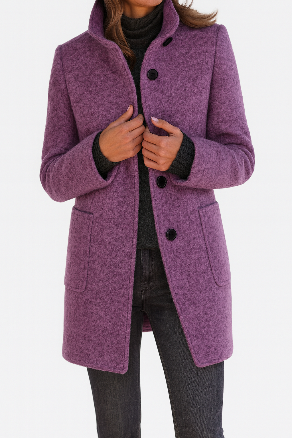 Aubrey – Women’s high-collar coat