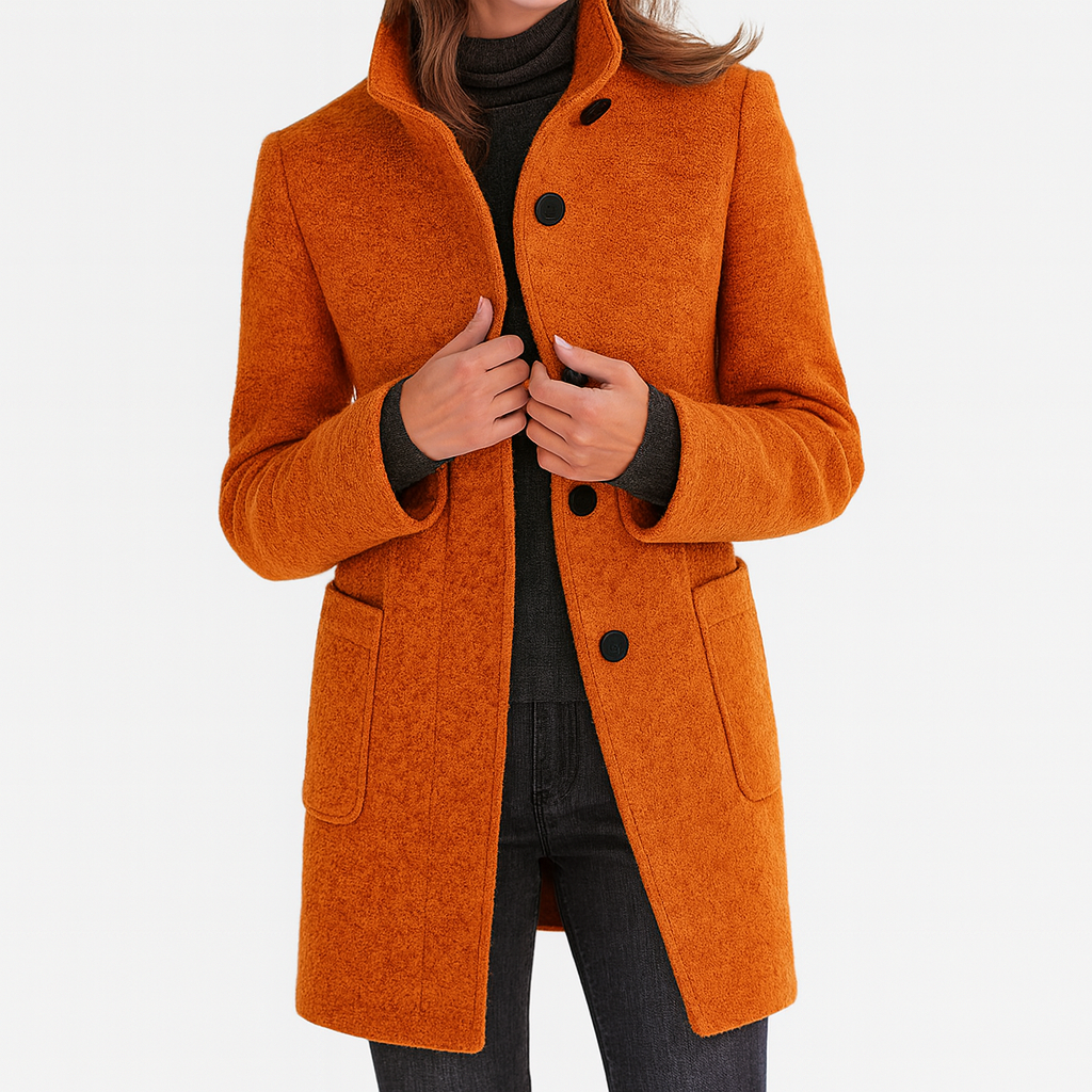 Stella - High Collar Women’s Coat