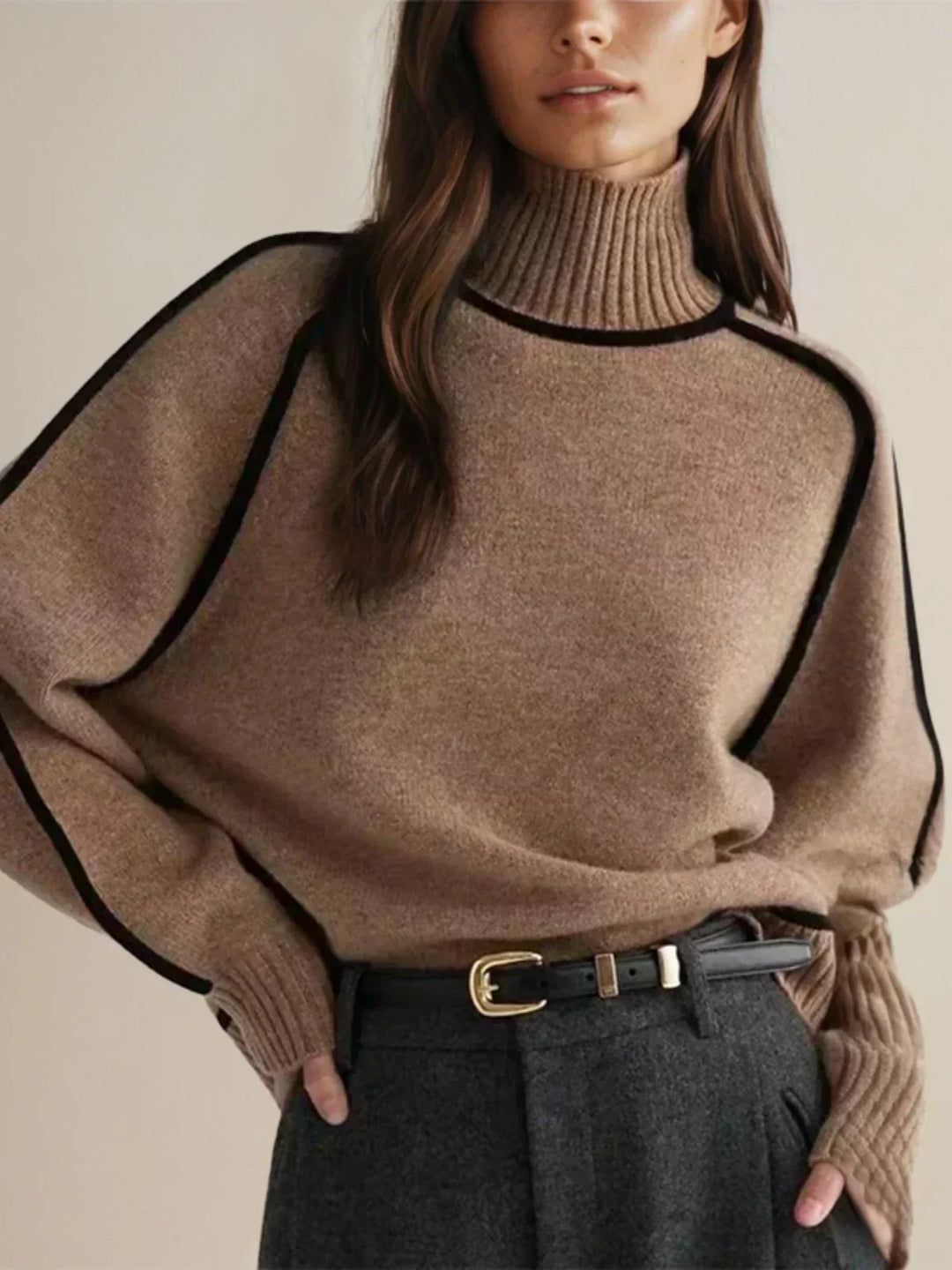 Lilia – Elegant turtleneck sweater
