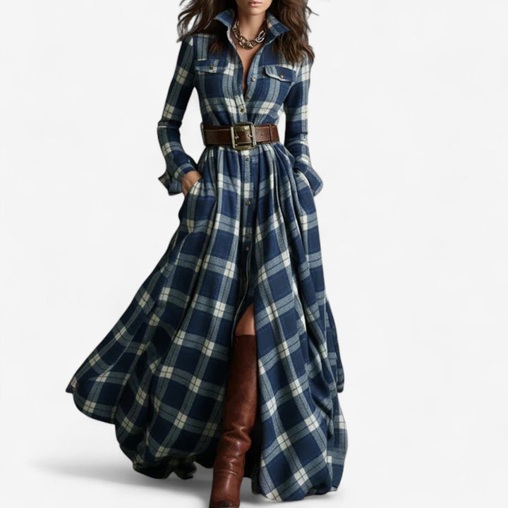 Aria - Timeless Check Maxi
