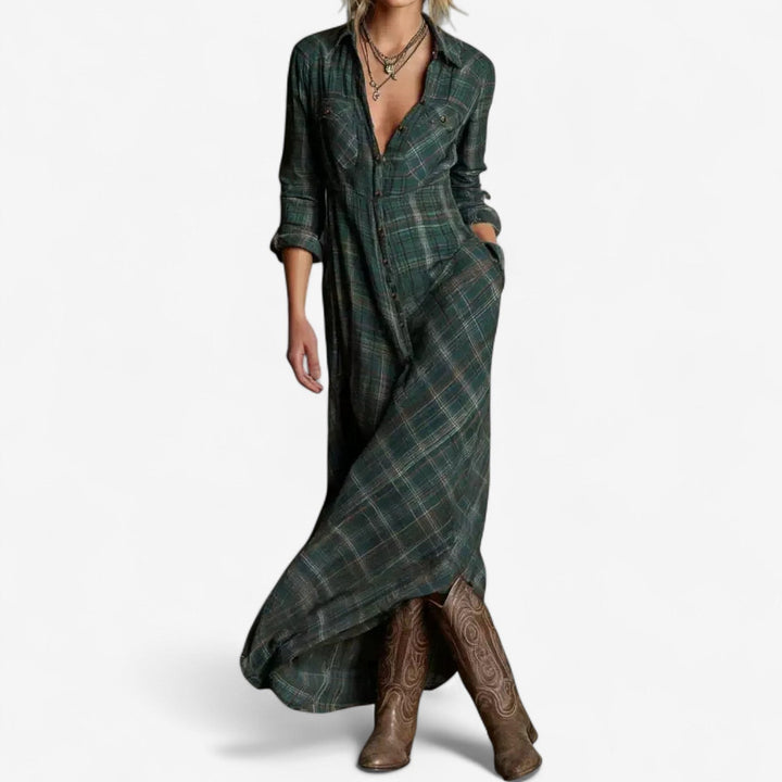 Abigail - Timeless Maxi Shirt Dress