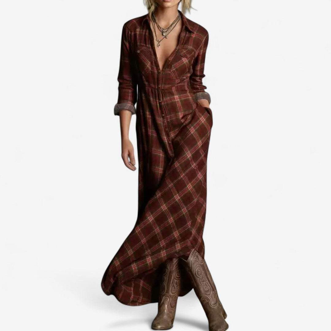 Abigail - Timeless Maxi Shirt Dress