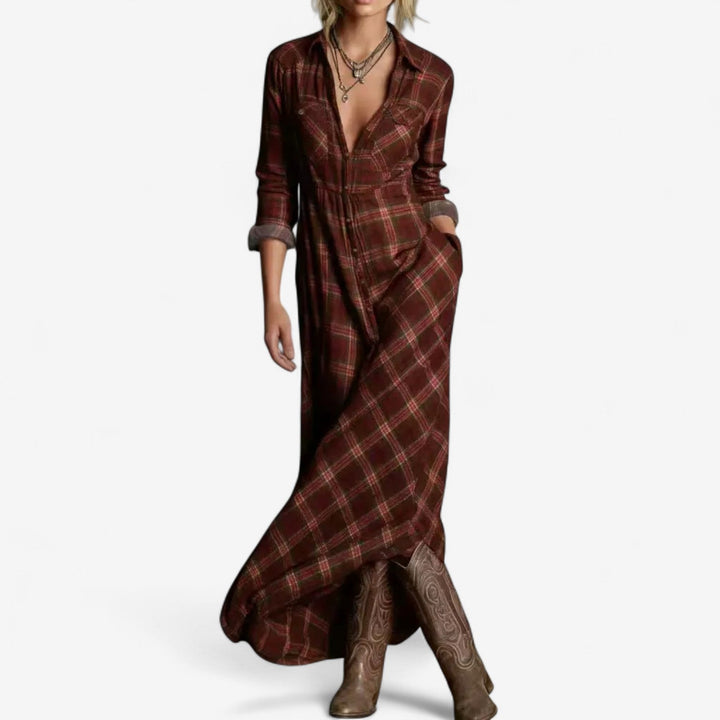 Abigail - Timeless Maxi Shirt Dress