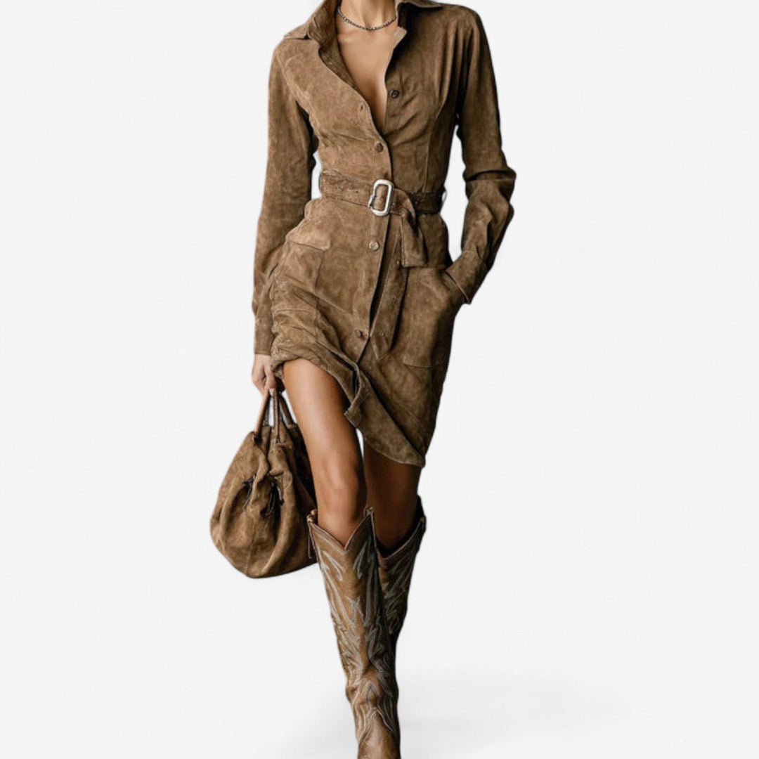 Betty - Robe in Camel