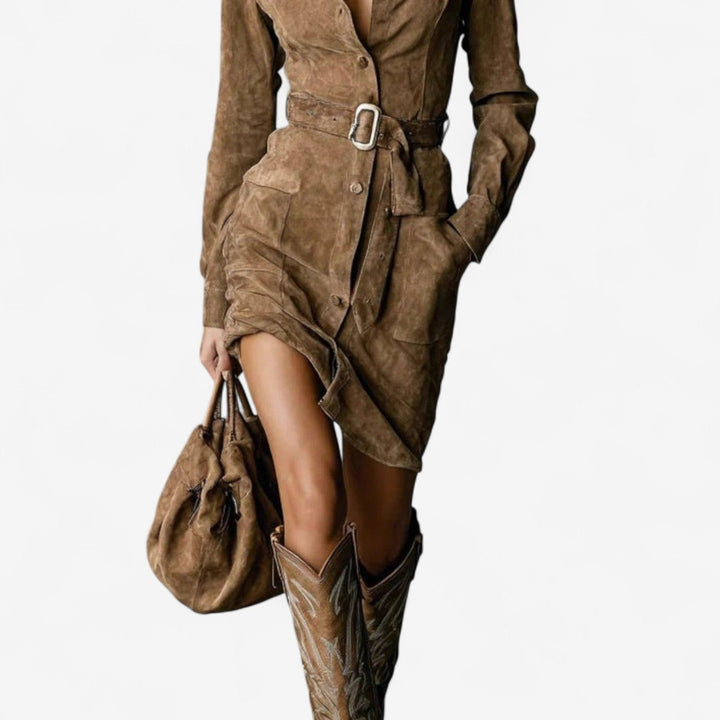 Betty - Robe in Camel