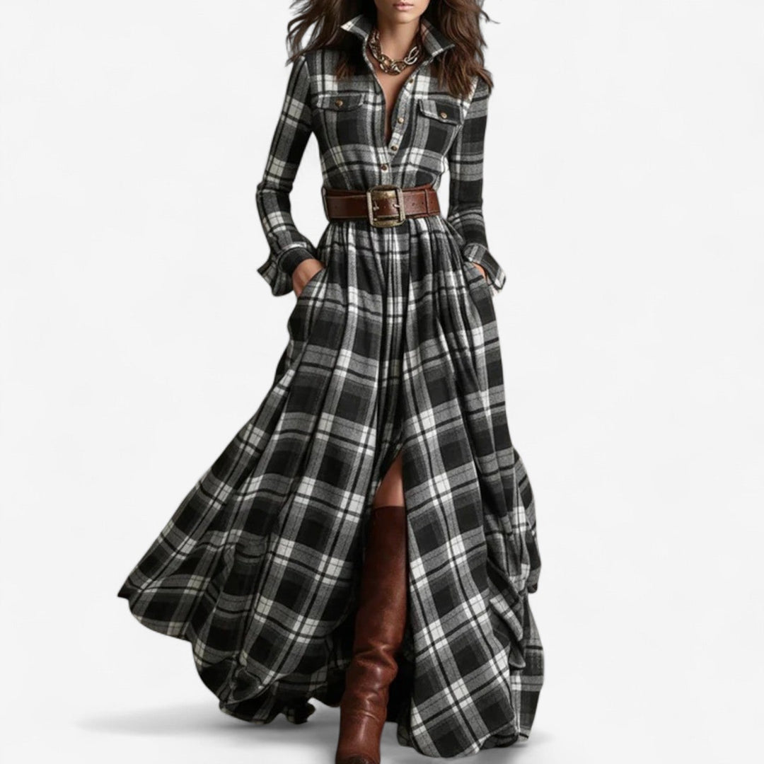 Aria - Timeless Check Maxi