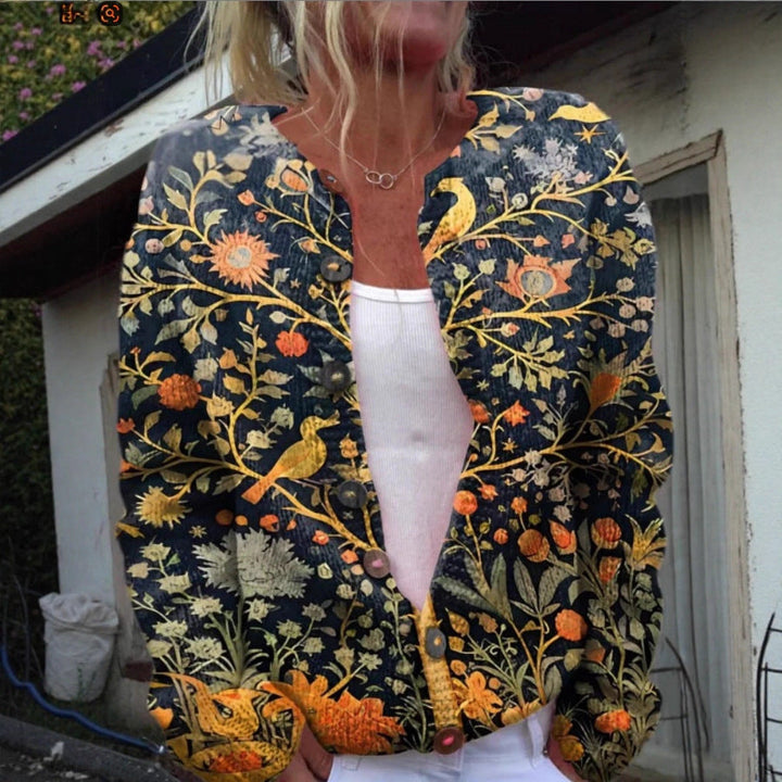 Susie - Vintage Floral Cardigan Sweater