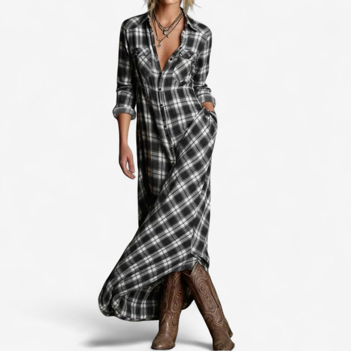 Abigail - Timeless Maxi Shirt Dress