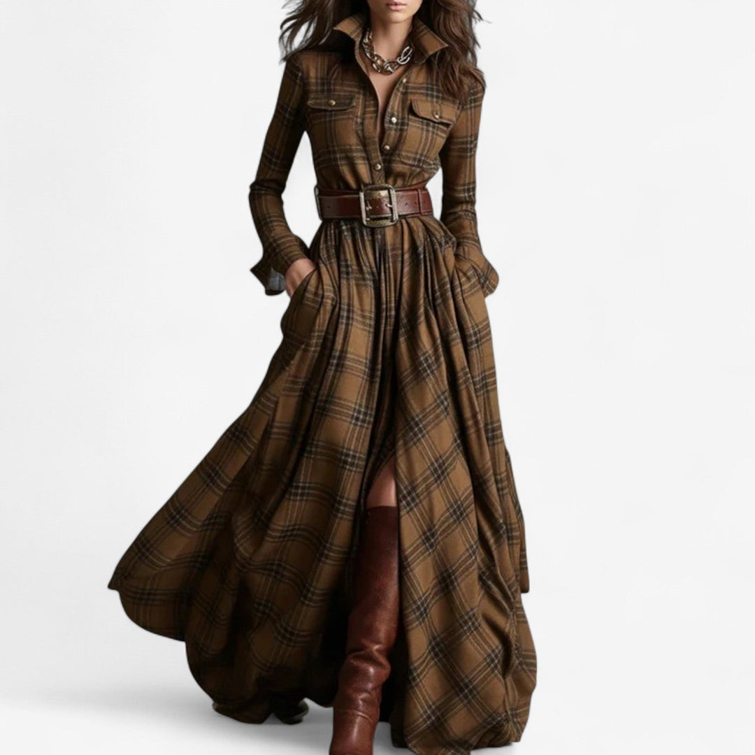 Aria - Timeless Check Maxi