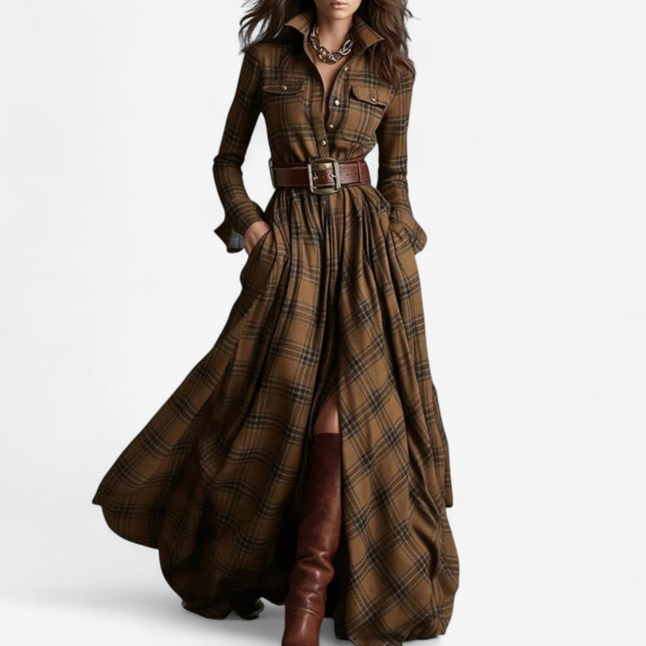 Aria - Timeless Check Maxi