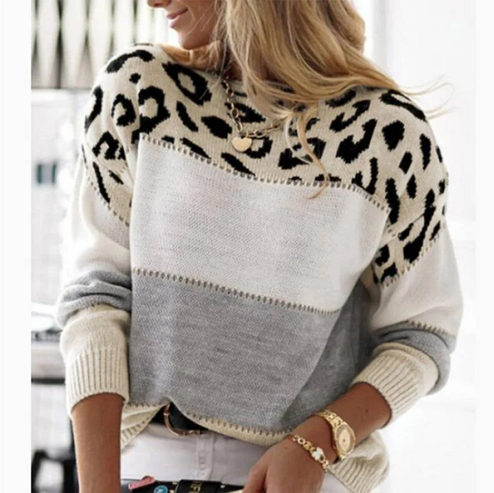 Gail | Stylish Panther Sweater