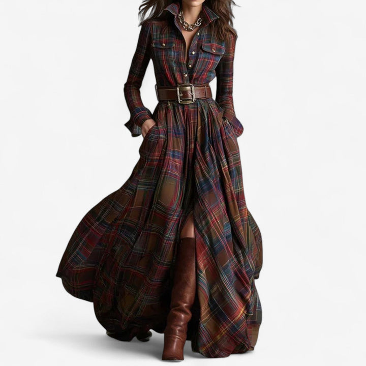 Aria - Timeless Check Maxi