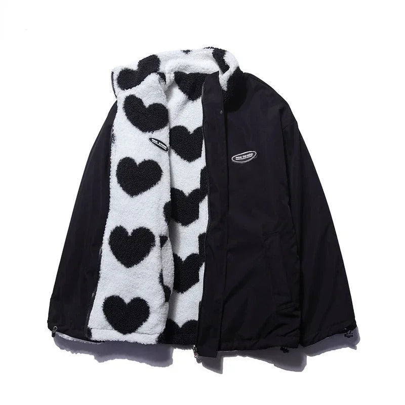 Eleanor – Reversible heart jacket