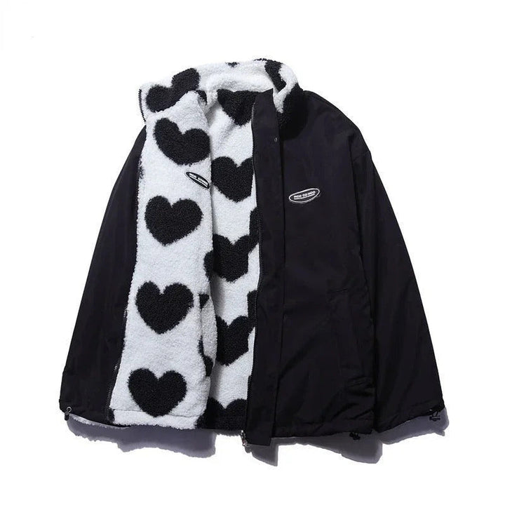 Eleanor – Reversible heart jacket