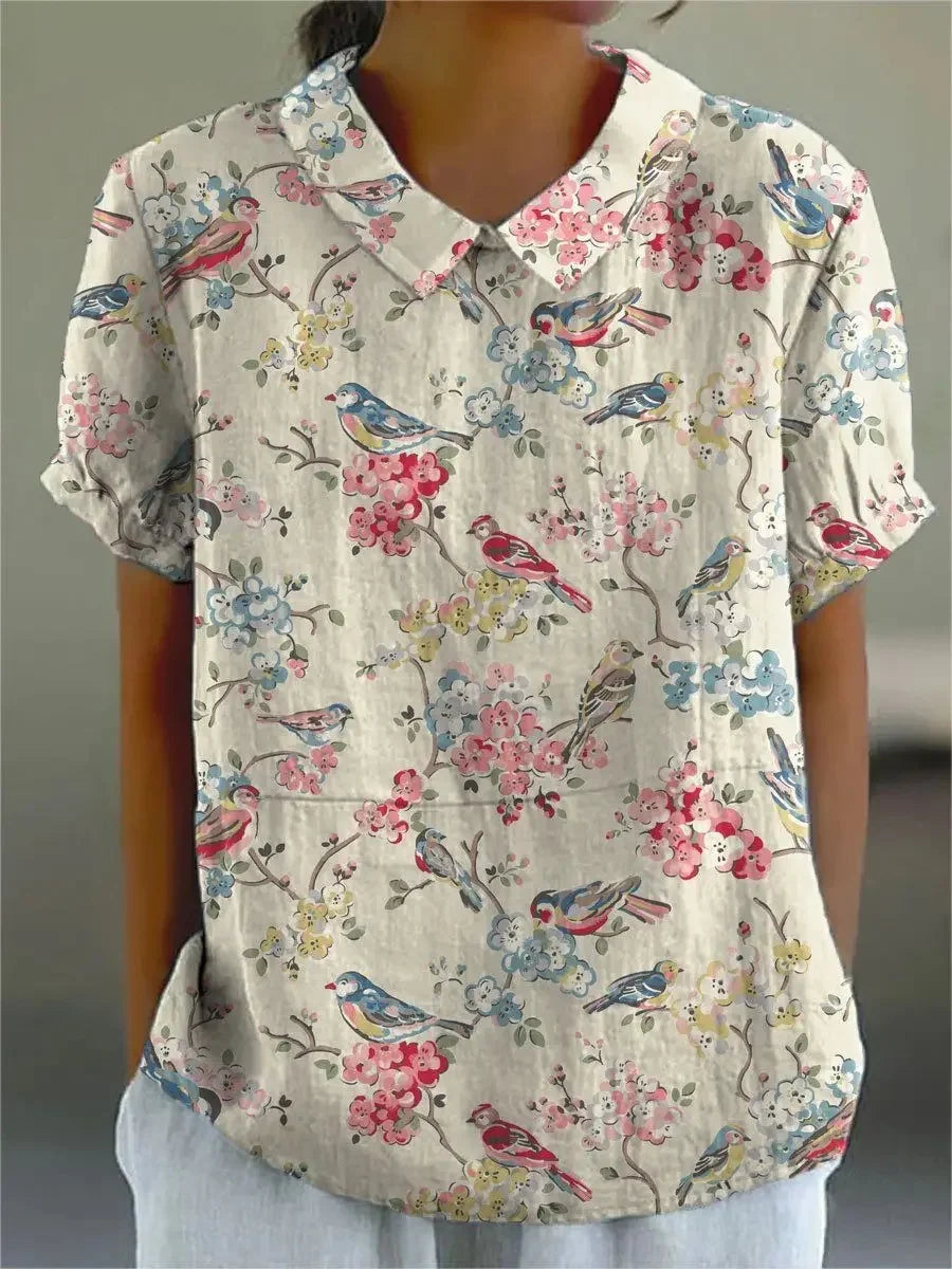 Weekend Poised Blouse - Loose Fit