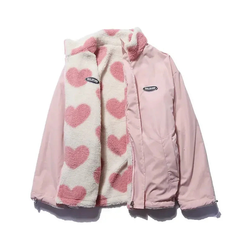 Eleanor – Reversible heart jacket