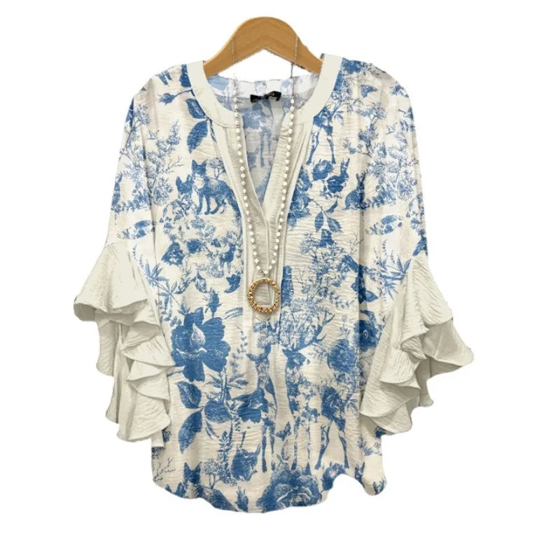 Party Serene Blouse - Easy-Wear