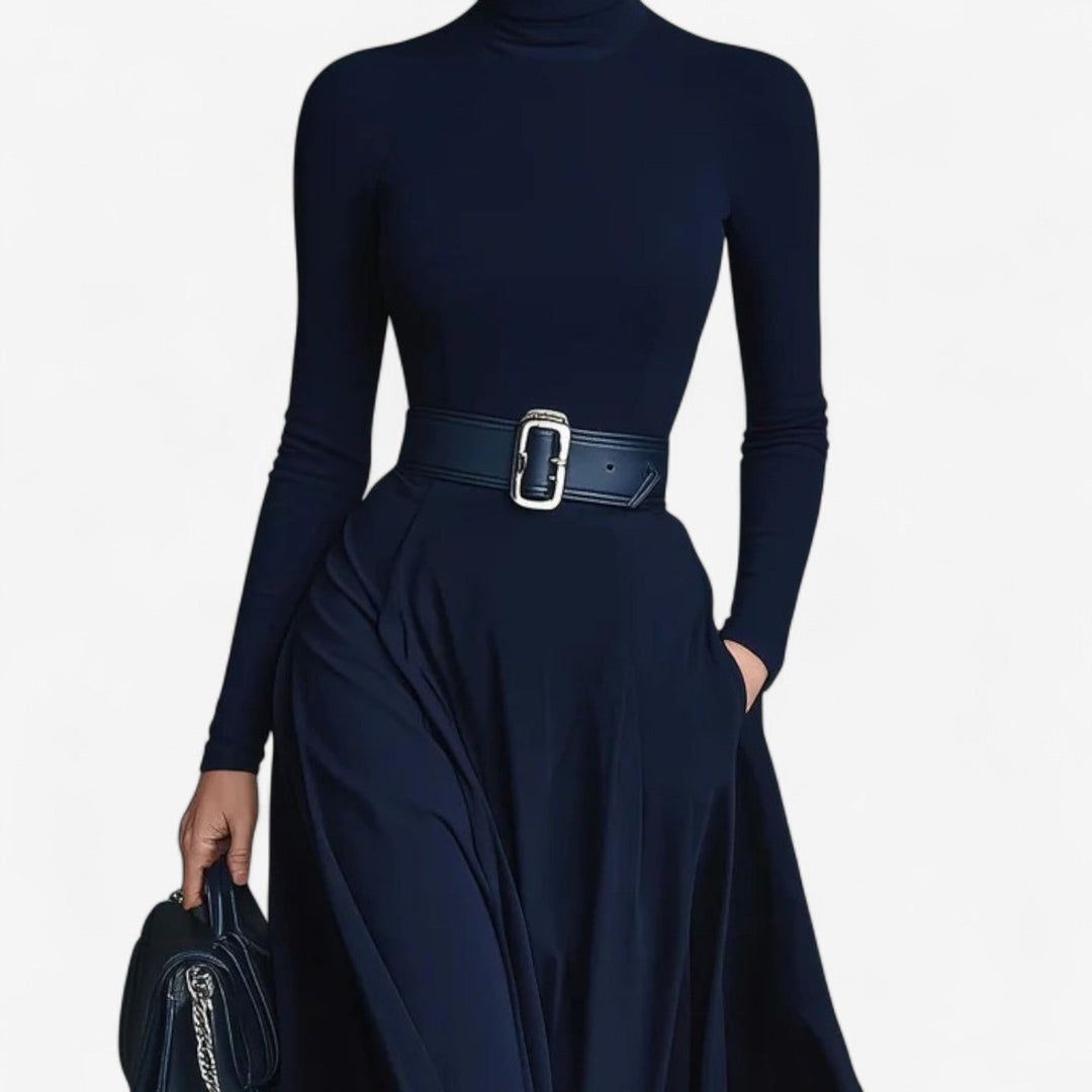 Zoey - High Neck Maxi Dress