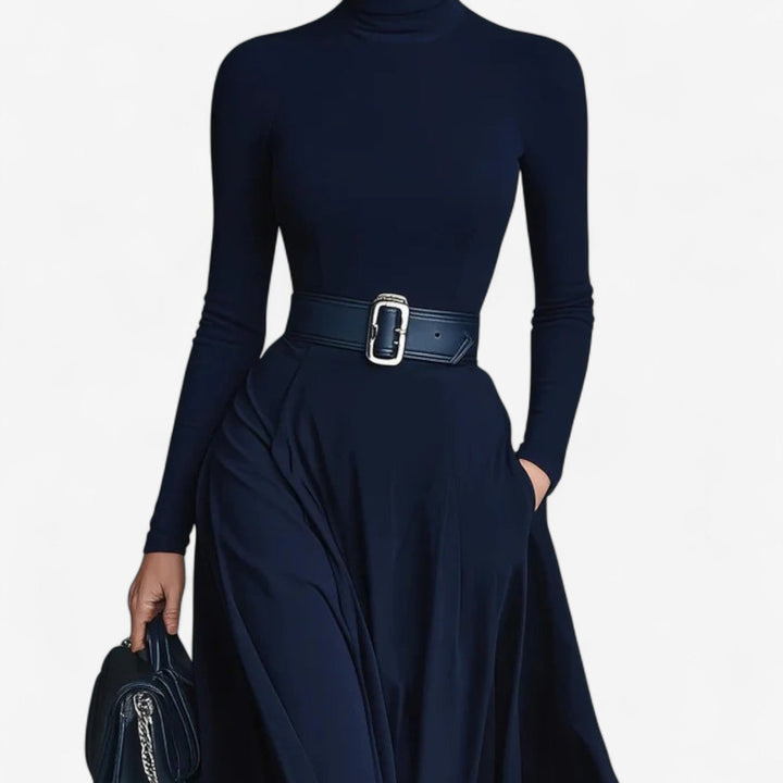 Zoey - High Neck Maxi Dress