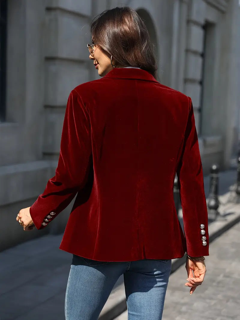 Ella – Elegant velvet jacket