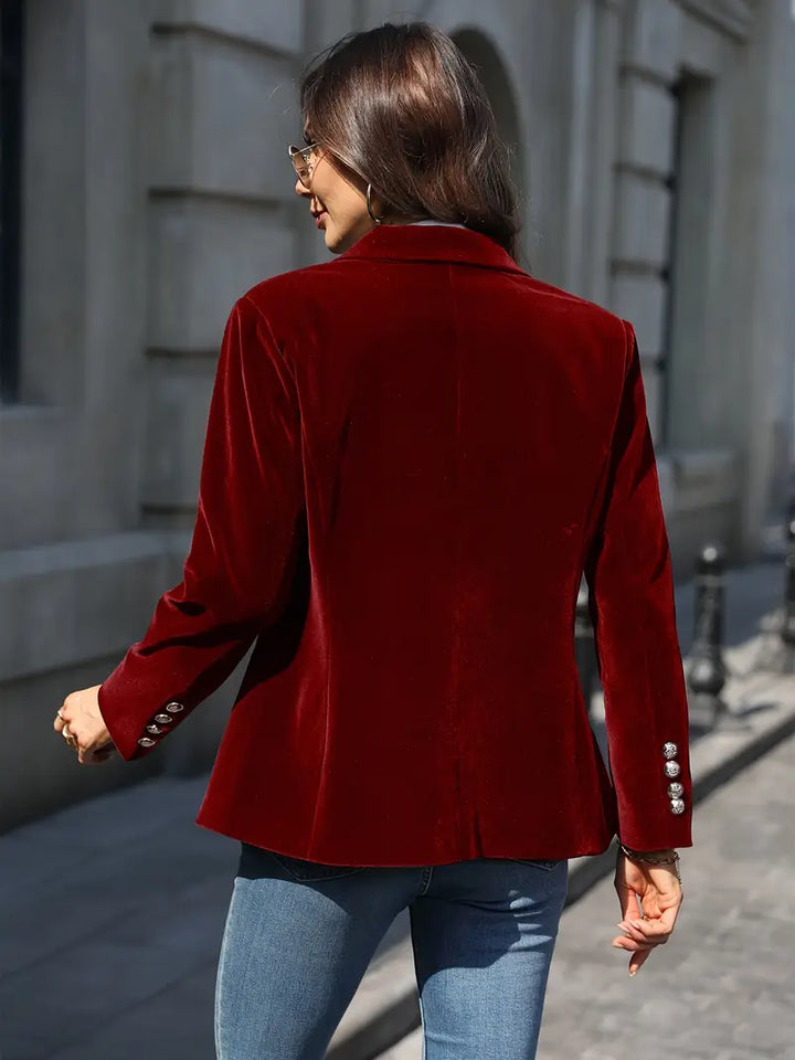 Ella – Elegant velvet jacket
