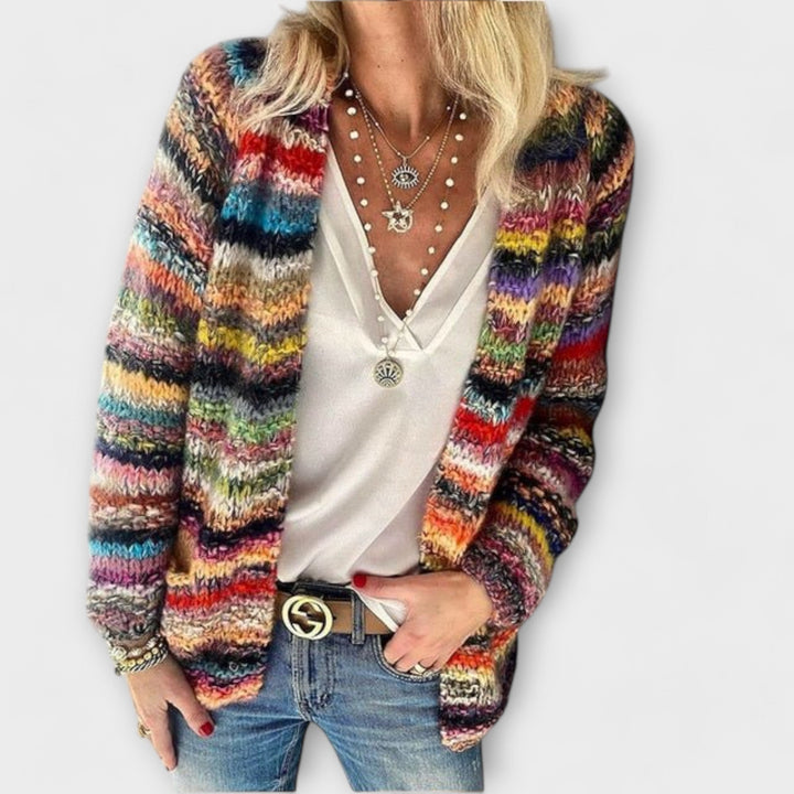 Victoria – Colorful cozy cardigan