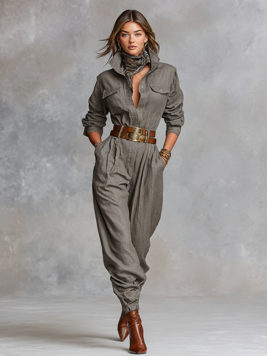 Isabella - Long Sleeve Jumpsuit