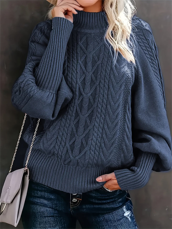 Audrey - Casual Long Sleeve Knitted Sweater